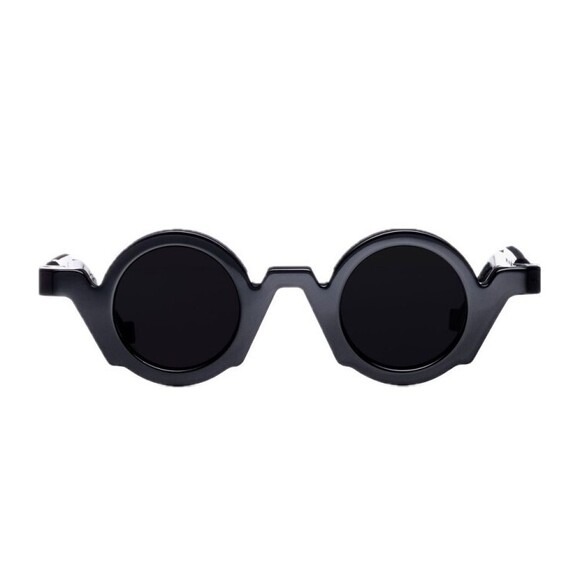 Vava Wl0070 White Label Architectural Black Bio-Acetate Sunglasses - NWT